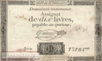 Frankreich - 10  Livres (#A066a_VG)