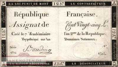 France - 125  Livres (#A074-U22_F)