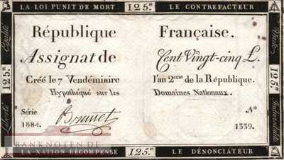 France - 125  Livres (#A074-U27_F)