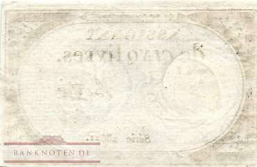 Frankreich - 5  Livres (#A076_AU)