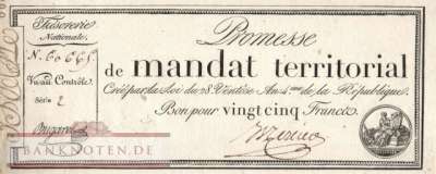 France - 25  Francs (#A083b_AU)