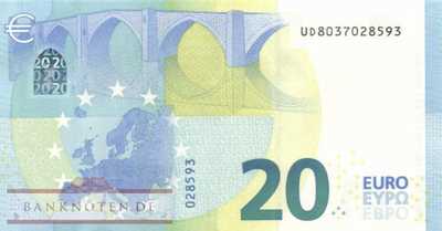 European Union - 20  Euro (#E022u-UD-U003_UNC)