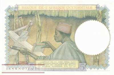 Französisch Westafrika - 5  Francs (#026_UNC)
