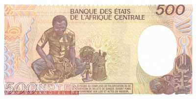 Gabun - 500  Francs (#008_UNC)