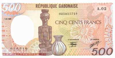 Gabun - 500  Francs (#008_UNC)