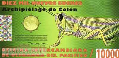 Galapagos - 10.000  Nuevos Sucres (#A10_UNC)