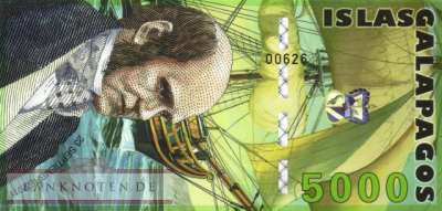 Galapagos - 5.000  Nuevos Sucres (#A9_UNC)