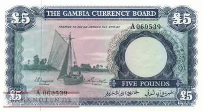 Gambia - 5  Pounds (#003a_AU)