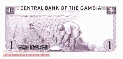 Gambia - 1  Dalasi (#004f_UNC)