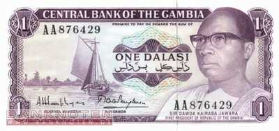 Gambia - 1  Dalasi (#004g_UNC)