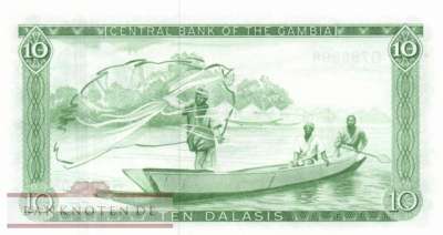 Gambia - 10  Dalasis (#006c_UNC)