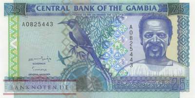 Gambia - 25  Dalasis (#018a_UNC)