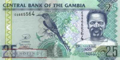 Gambia - 25  Dalasis (#027c_UNC)