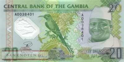 Gambia - 20  Dalasis - polymer (#030_UNC)