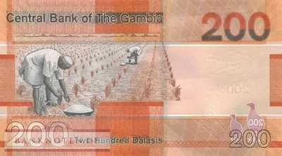 Gambia - 200  Dalasis (#042a_UNC)