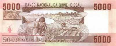 Guinea-Bissau - 5.000  Pesos (#009_UNC)
