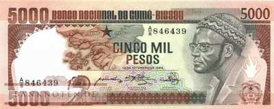 Guinea Bissau - 5.000  Pesos (#009_UNC)