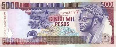 Guinea Bissau - 5.000  Pesos (#014a_UNC)