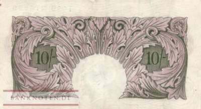 Great Britain - 10  Shillings (#366_VF)