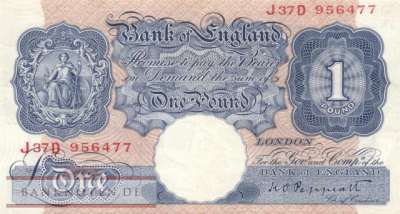 Grossbritannien - 1  Pound (#367a_VF)