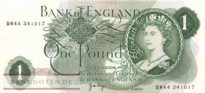 Great Britain - 1  Pound (#374g_XF)