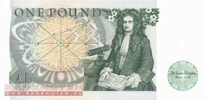 Great Britain - 1  Pound (#377b_UNC)