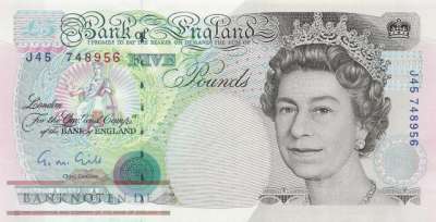 Grossbritannien - 5  Pounds (#382a_UNC)