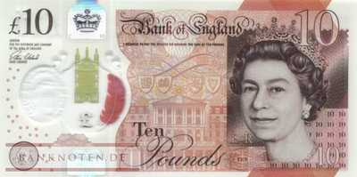Great Britain - 10  Pounds - polymer (#395-1_UNC)