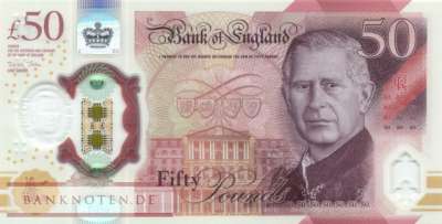 Grossbritannien - 50  Pounds (#401_UNC)