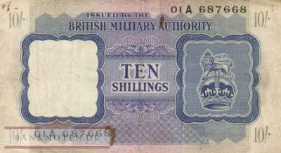 Great Britain - 10  Shillings (#M005_F)