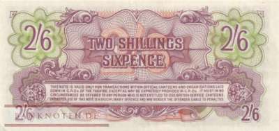 Great Britain - 2/6  Shillings/Pence (#M019b_AU)
