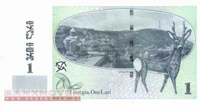 Georgia - 1  Lari (#068a_UNC)