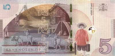 Georgien - 5  Lari (#076a_UNC)