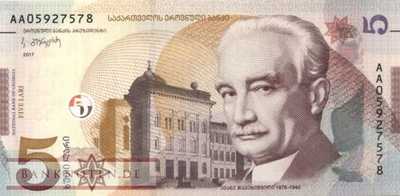 Georgien - 5  Lari (#076a_UNC)