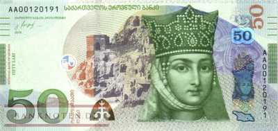 Georgien - 50  Lari (#079a_UNC)