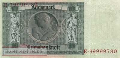 Germany - 10  Reichsmark (#0173b-EE_UNC)