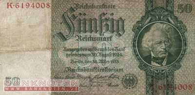 Germany - 50 Reichsmark (#0175aH_F)