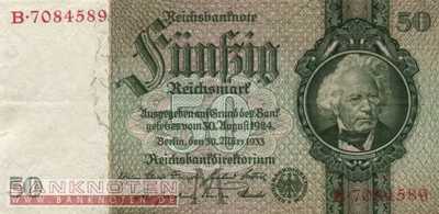 Germany - 50  Reichsmark (#0175aM_VF)