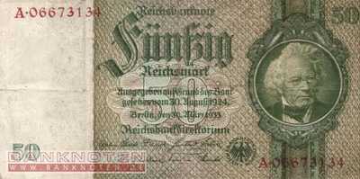 Germany - 50 Reichsmark (#0175dA-G_VF)
