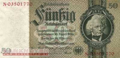 Deutschland - 50  Reichsmark (#0175dH-N_UNC)