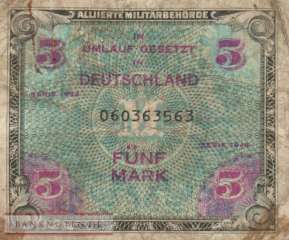 Deutschland - 5  Mark (#AMB-03a_VG)