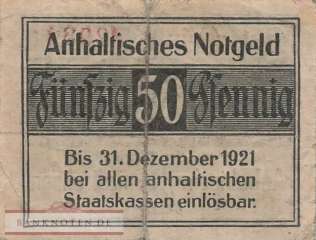 Anhalt - 50  Pfennig (#ANH10b_F)