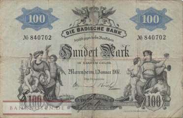 Baden - 100  Mark (#BAD05b_F)