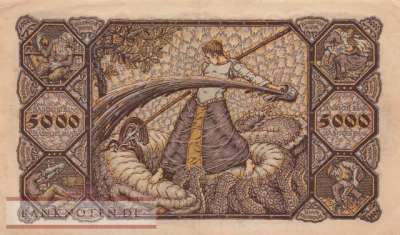 Baden - 5.000  Mark (#BAD08a_VF)