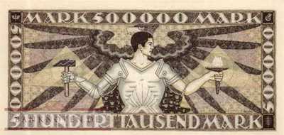 Baden - 500.000 Mark (#BAD10_UNC)
