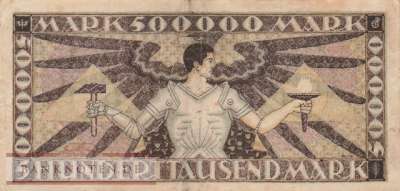 Baden - 500.000  Mark (#BAD10_VF)