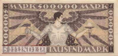 Baden - 500.000  Mark (#BAD10_XF)