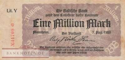 Baden - 1 Million Mark (#BAD11a_F)