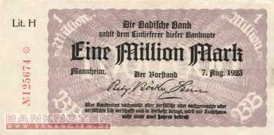 Baden - 1 Million Mark (#BAD11b_XF)