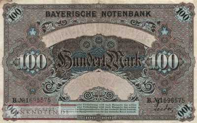 Bayern - 100  Mark (#BAY-003c_VF)